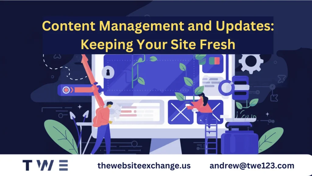 Content Management and Updates Keeping Your Site Fresh