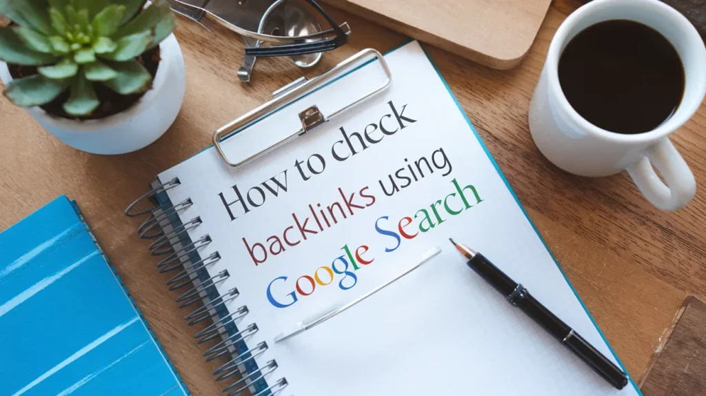 how to check backlinks using google search