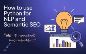 how to use python for nlp and semantic seo